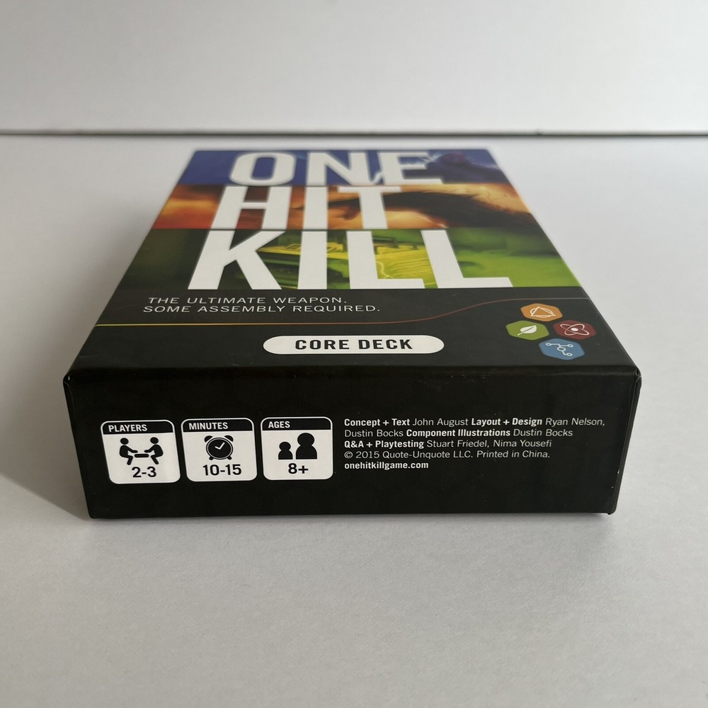 One Hit Kill Card Game Core Deck Complete In Box CIB NM/VG+ - Picture 2 of 11